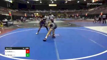 109 lbs 3rd Place - Carson Exferd, Bulldog WC vs Noah Torres, BlackCat WC