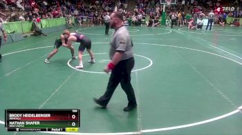 190 lbs Quarterfinal - Brody Heidelberger, Roncalli vs Nathan Shafer, New Castle
