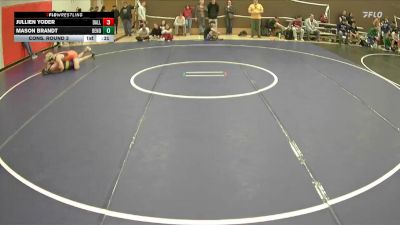 150 lbs Cons. Round 3 - Jullien Yoder, Dallas vs Mason Brandt, Bend