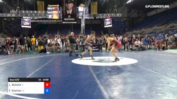 170 lbs Rnd Of 64 - Lukas Bullock, Indiana vs Fisher Bastian, Oregon