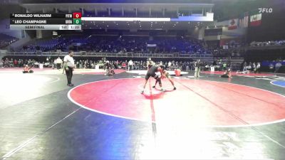 132 lbs Semifinal - Ronaldo Wilharm, Pitman vs Leo Champagne, Grace Davis