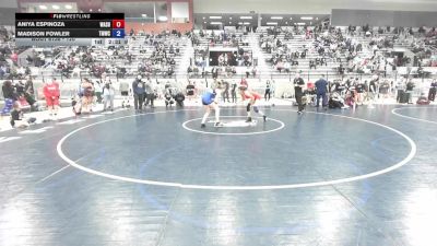 120 lbs Cons. Round 2 - Aniya Espinoza, Washington vs Madison Fowler, Thunder Mountain Wrestling Club