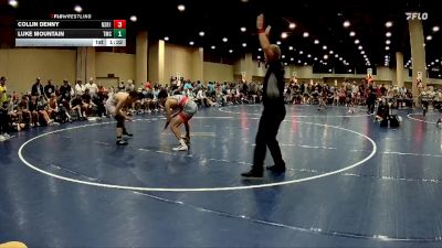 138 lbs Quarters & 3rd Wb (32 Team) - Luke Mountain, Team Mat Clash vs Collin Denny, North Shelby Regulators Red