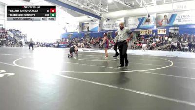 145 lbs Champ. Round 1 - Liliana Arroyo Alba, Dodge City vs McKenzie Kennett, Olathe Northwest