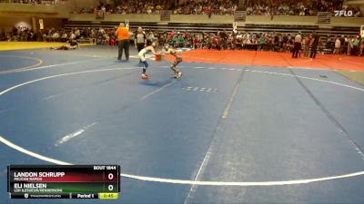 70 lbs Cons. Semi - Eli Nielsen, LSH (LeSueur/Henderson) vs Landon Schrupp, Pelican Rapids