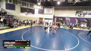 126 lbs Semifinal - Gabriel Moises, Bruin Wrestling Club vs Winn Aland, Falcon Wrestling Club