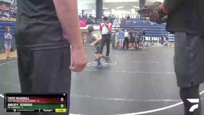 60 lbs Semis & 1st Wrestleback (8 Team) - Tate Russell, The Untouchables Purple vs BRODY JENKINS, MF Savages