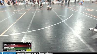 46-47 lbs Round 1 - Weston Frye, Deer Park Ironman WC vs Jose Acevedo, Tri-Town Bullyz Wrestling