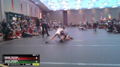 70 lbs Finals (8 Team) - Simon Sperry, MO Outlaws Black vs Colby Yelton, East Kansas Eagles