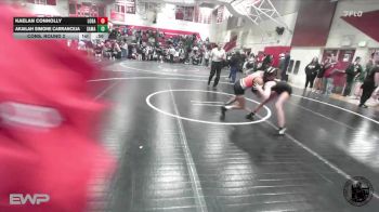 100 lbs Cons. Round 2 - Akailah Simone Carranceja, San Mateo vs Kaelan Connolly, Los Banos