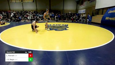 160 lbs Round Of 32 - Lucas Pannell, Los Gatos vs Gavin Regis, Layton (UT)