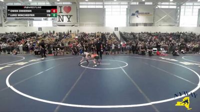 70 lbs Quarterfinal - Luke Winchester, Falconer Youth Wrestling vs Owen Swiernik, Beaver River Wrestling