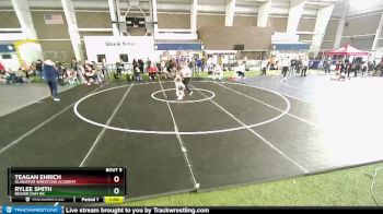 53-55 lbs Round 1 - Rylee Smith, Beaver Dam WC vs Teagan Ehrich, Gladiator Wrestling Academy