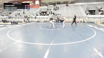 U23 Women - 72 lbs Cons. Semis - Darby Weidl, KS vs Noelle Gaffney, NJ