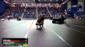 132 lbs Champ. Round 2 - Patrick O`Keefe, St John Vianney vs Josh Hale, Loyola Blakefield