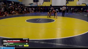 157 lbs Semifinal - Zakary Leduc, Lake Stevens vs Noel Villar Cereceres, Mariner