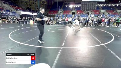 150 lbs Cons 64 #1 - Gabriel Gallardo, AZ vs Brady Duling, KS