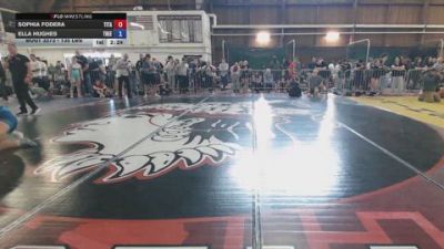 135 lbs Semifinal - Sophia Fodera, Titan Mercury vs Ella Hughes, Treehouse Wrestling Academy