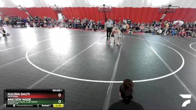 53-53 lbs Round 1 - Aulona Dauti, Wisconsin vs Brecken Wade, Pardeeville Boys Club Youth Wrestling