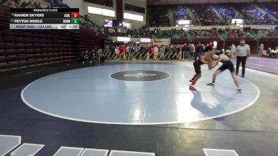 120 lbs Round Of 16 - Rahiem Skyers, Ashley Ridge vs Peyton Riddle, Dorman