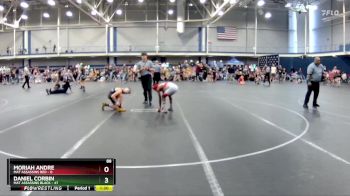 88 lbs Round 2 (4 Team) - Daniel Corbin, Mat Assassins Black vs Moriah Andre, Mat Assassins Red