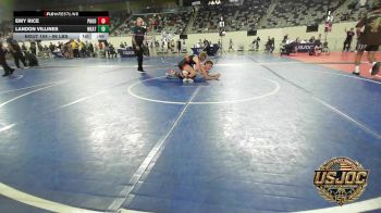 96 lbs Consolation - Emy Rice, Prodigy Elite Wrestling vs Landon Villines, Weatherford Youth Wrestling
