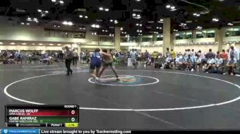 220 lbs Round 1 (10 Team) - Marcus Wolff, Iowa Gables vs Gabe Ramiraz, Foxfire Wrestling Red