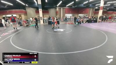 120 lbs Cons. Semi - Charlie Trujillo, 3F Wrestling vs Matthew Brock, 3F Wrestling