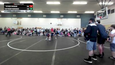120 lbs Cons. Sub-semis - Ryker Ingram, Payette Wrestling Club vs Xayveun Naranjo, 208 Spartan WC