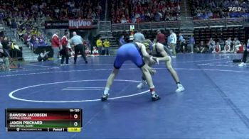 1A-120 lbs Champ. Round 1 - Dawson Jacobsen, Central Springs vs Jaxon Prichard, Westwood, Sloan