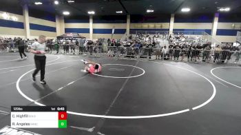 120 lbs Consi Of 64 #1 - Cody Highfill, Gold Rush Wr Ac vs Ricky Angeles, Rancho Bernardo WC