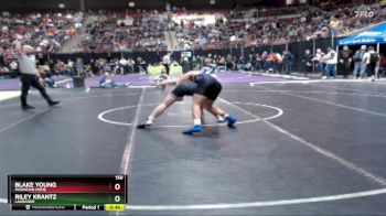 150 lbs Cons. Round 1 - Riley Krantz, LaGrande vs Blake Young, Mountain Home