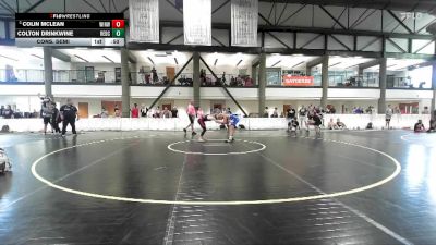 114-120 lbs Cons. Semi - Colin McLean, Purler vs Colton Drinkwine, Reed Custer