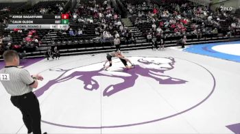 6A 132 lbs Cons. Round 2 - Jorge Sagastume, Westlake vs Calin Olson, Riverton