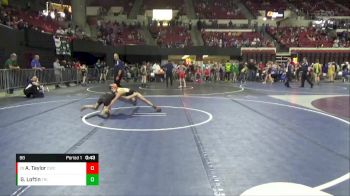 88 lbs Cons. Round 5 - Anson Taylor, Circle Wrestling Club vs Gage Loftin, Team Real Life