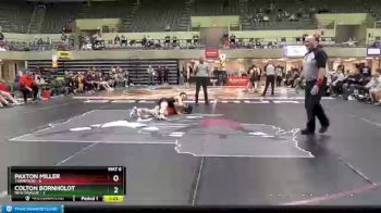 152 lbs Quarterfinals (8 Team) - Colton Bornholdt, New Prague vs Paxton Miller, Thompson