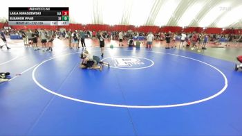 117-126 lbs Round 3 - Laila Ignaszewski, Albert Lea Area vs Eleanor Pfab, Xavier-Cedar Rapids