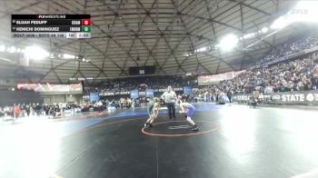 Boys 4A 106 lbs Champ. Round 1 - Kenichi Dominguez, Emerald Ridge vs Elijah Feduff, Issaquah