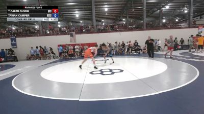 74 kg Cons. Rd Of 32 - Caleb Olson, Burg Training Center vs Tavian Camper, Regional Training Center South