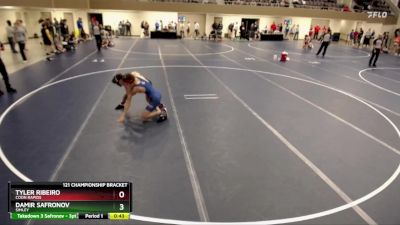 121 Championship Bracket Cons. Round 3 - Tyler Ribeiro, Coon Rapids vs Damir Safronov, Simley