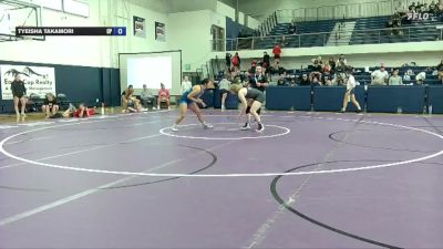 145 lbs Semifinal - Tyeisha Takamori, University Of Providence vs Holland Wieber, Southern Oregon University