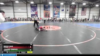 56 lbs Rd# 1 9:00am Friday - Cooper Cerefice, PA Blue vs Rocky Ruiz, Cali Red