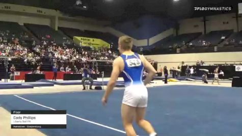 Cody Phillips - Floor, Liberty Bell PA - 2021 USA Gymnastics Development Program National Championships