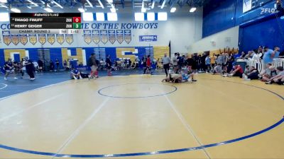 106 lbs Champ. Round 3 - Henry Geiger, Granville / Beast Mode vs Thiago Finuff, Liberty County Highschool