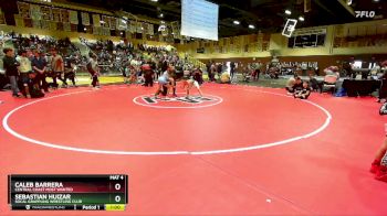 84 lbs 1st Place Match - Caleb Barrera, Central Coast Most Wanted vs Sebastian Huizar, Socal Grappling Wrestling Club