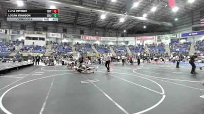 155 lbs Consi Of 4 - Luca Petrino, Fort Morgan Wrestling Club vs Logan Johnson, Colorado Top Team