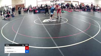 100 kg Round 3 - Joseph Cattan, Mad Cow Wrestling Club vs Jeff Anderson, Chicago Wrestling Club