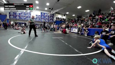 64 lbs 3rd Place - Tom Trimble, Husky Wrestling Club vs Drew Lawson, Ponca City Wildcat Wrestling