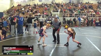 72 lbs Cons. Round 3 - Wyatt Palmer, Northeastern vs Malachi Morrison, Grove City