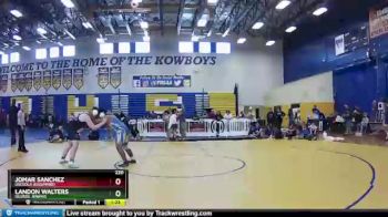 220 lbs 1st Place Match - Jomar Sanchez, Osceola (Kissimmee) vs Landon Walters, George Jenkins
